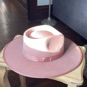 Blush Colored Trendy Lucca Hat! New with Tags!